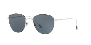 Giorgio Armani Sonnenbrille für Herren AR6048 301587 51 in Silber/Schwarz