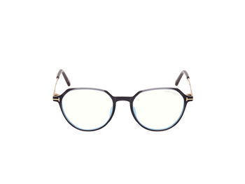 Das Bild zeigt die Korrektionsbrille FT5875-B 020 von der Marke Tom Ford in grau/rose gold.