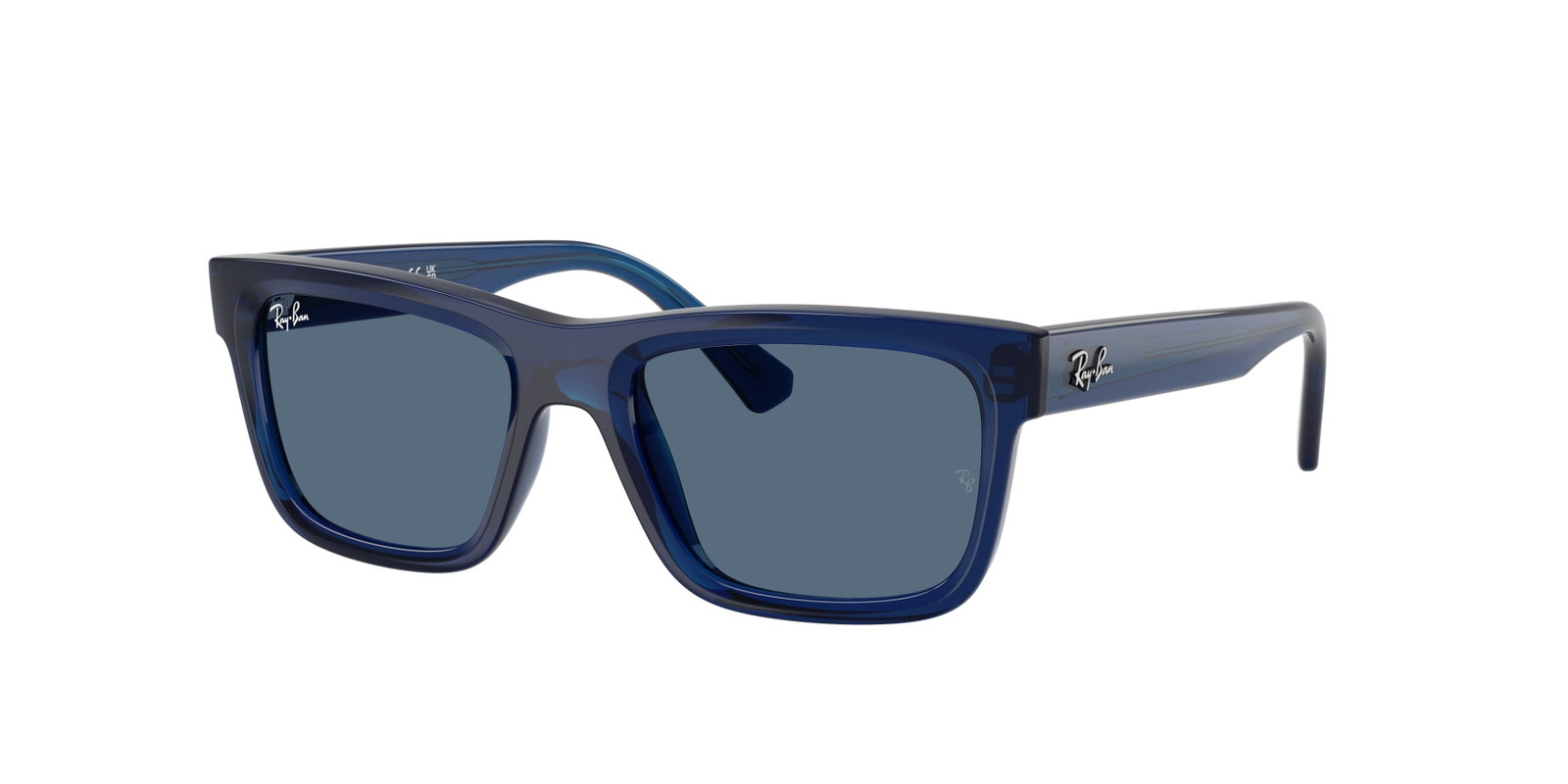 das Bild zeigt die Sonnenbrille 9196S von Ray Ban für Kinder in der Farbe Blau.