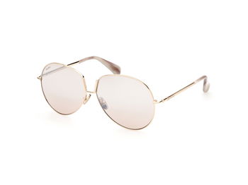 Das Bild zeigt die Sonnenbrille MM0081 32G von der Marke Max Mara in Blassgold.