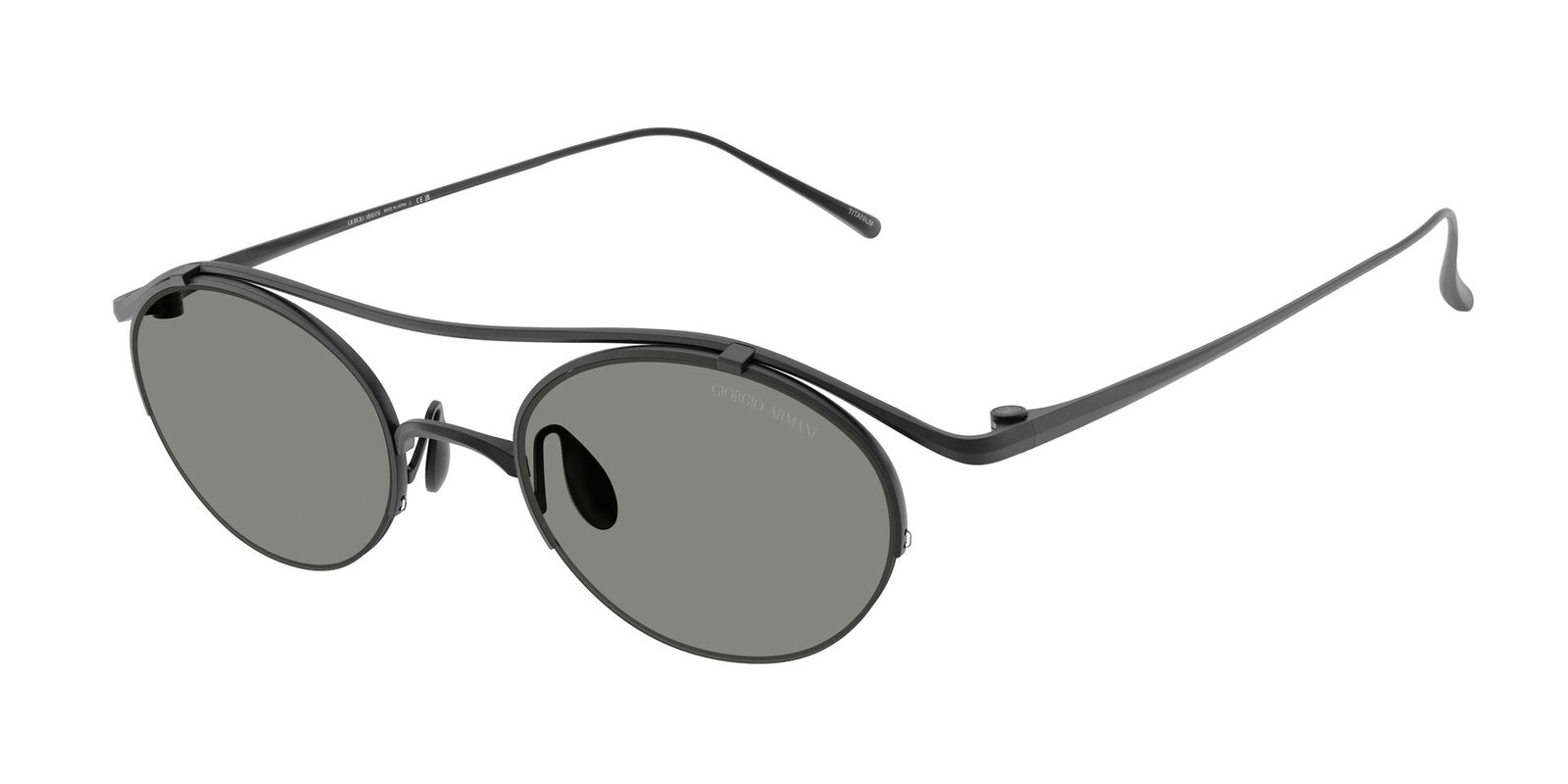 Das Bild zeigt die Giorgio Armani Sonnenbrille AR6172 in Schwarz