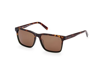 Das Bild zeigt die Sonnenbrille TB9306 55H von der Marke Timberland in dunkel havanna