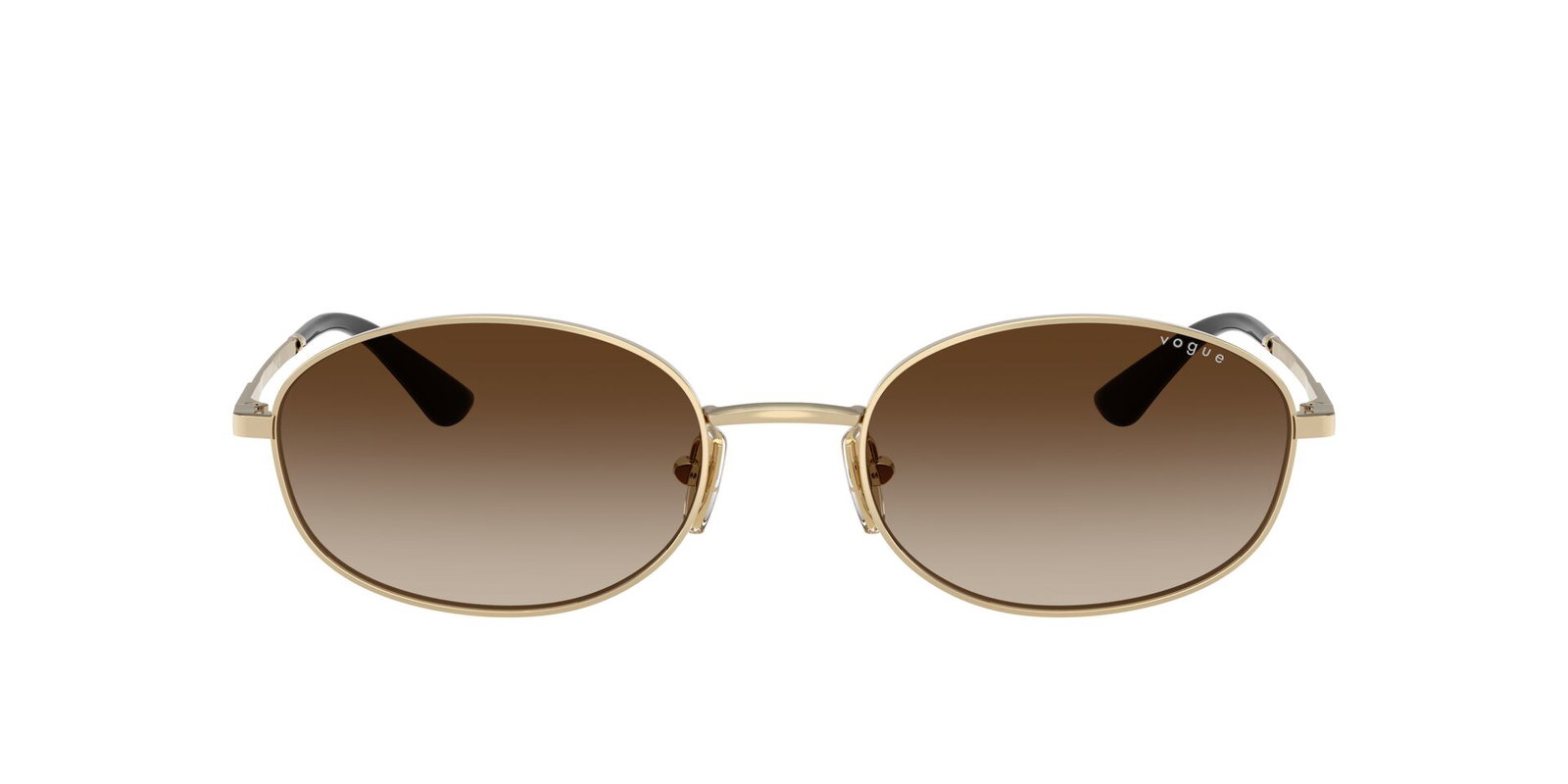 Das Bild zeigt die Sonnenbrille VO5599S von der Marke Vogue in Hellgold.