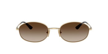 Das Bild zeigt die Sonnenbrille VO5599S von der Marke Vogue in Hellgold.