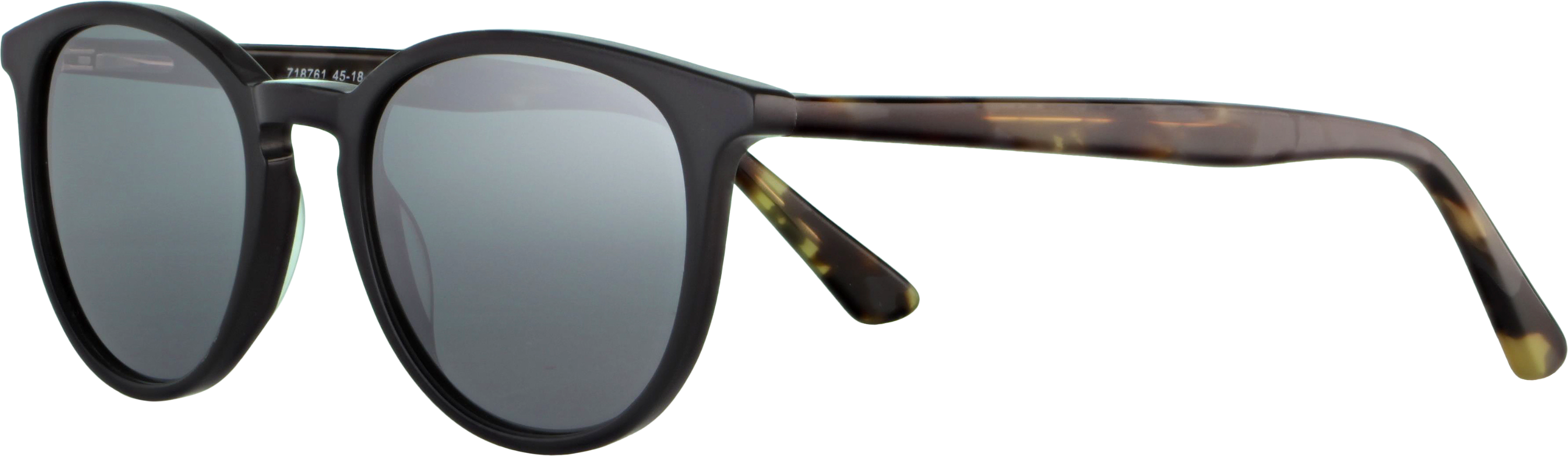 Das Bild zeigt die Sonnenbrille 718761 von der Marke Abele Optik in schwarz.