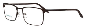 abele optik Brille für Herren in dunkelbraun matt 148252