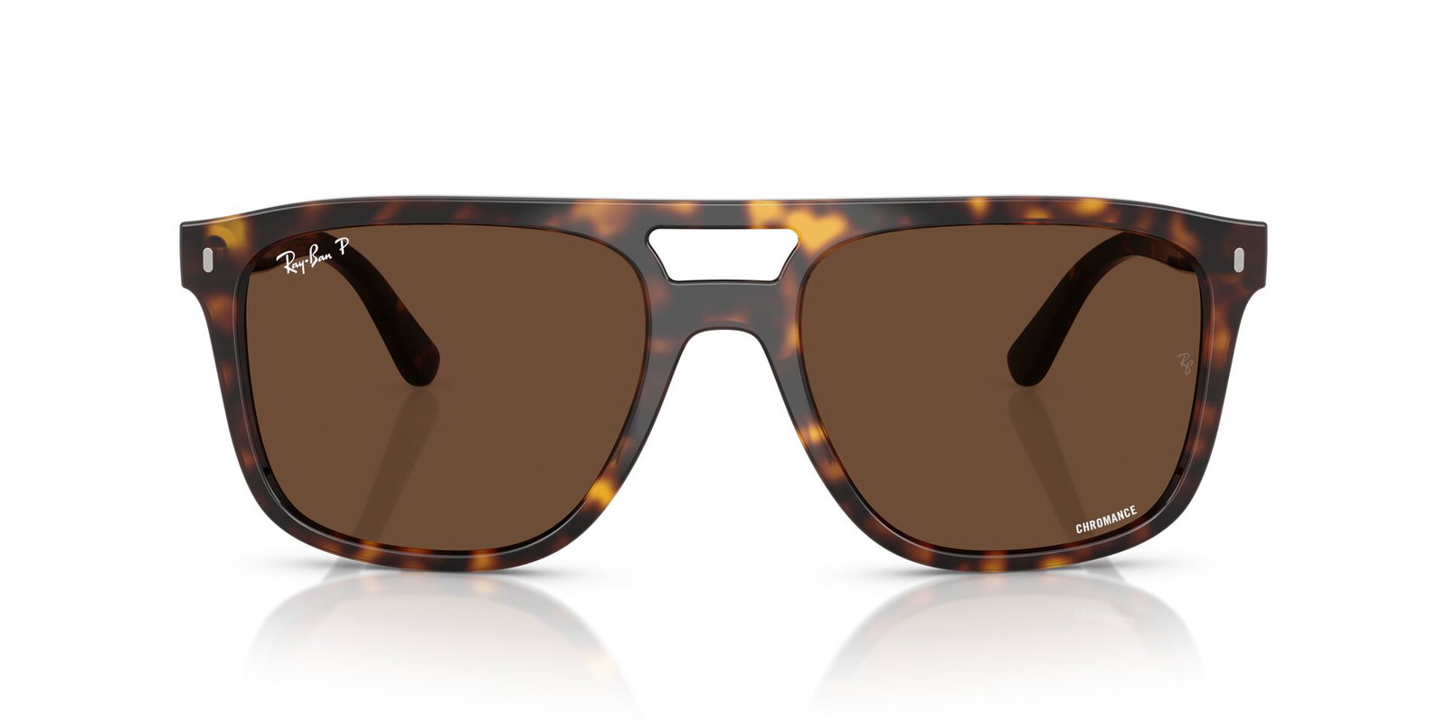 Das Bild zeigt die Sonnenbrille RB2213CH 902/AN von der Marke Ray-Ban in Havanna.
