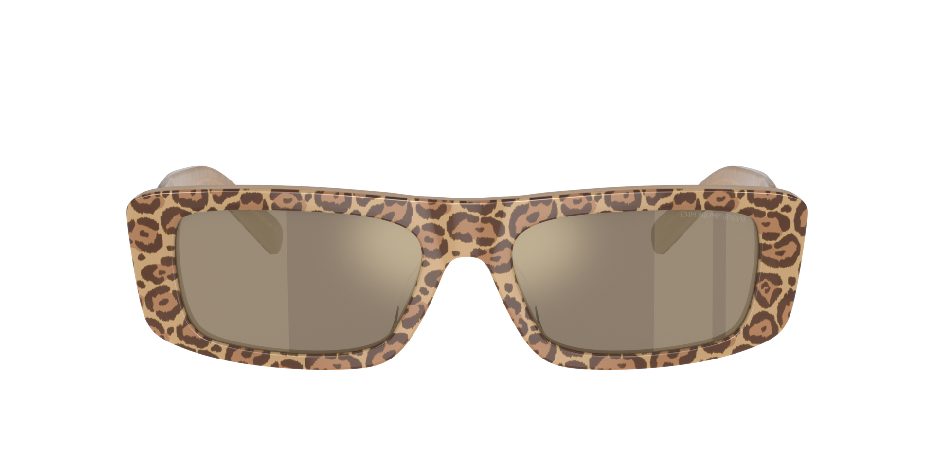 Das Bild zeigt die Sonnenbrille EA4229U 61195A von der Marke Emporio Armani in leopard.