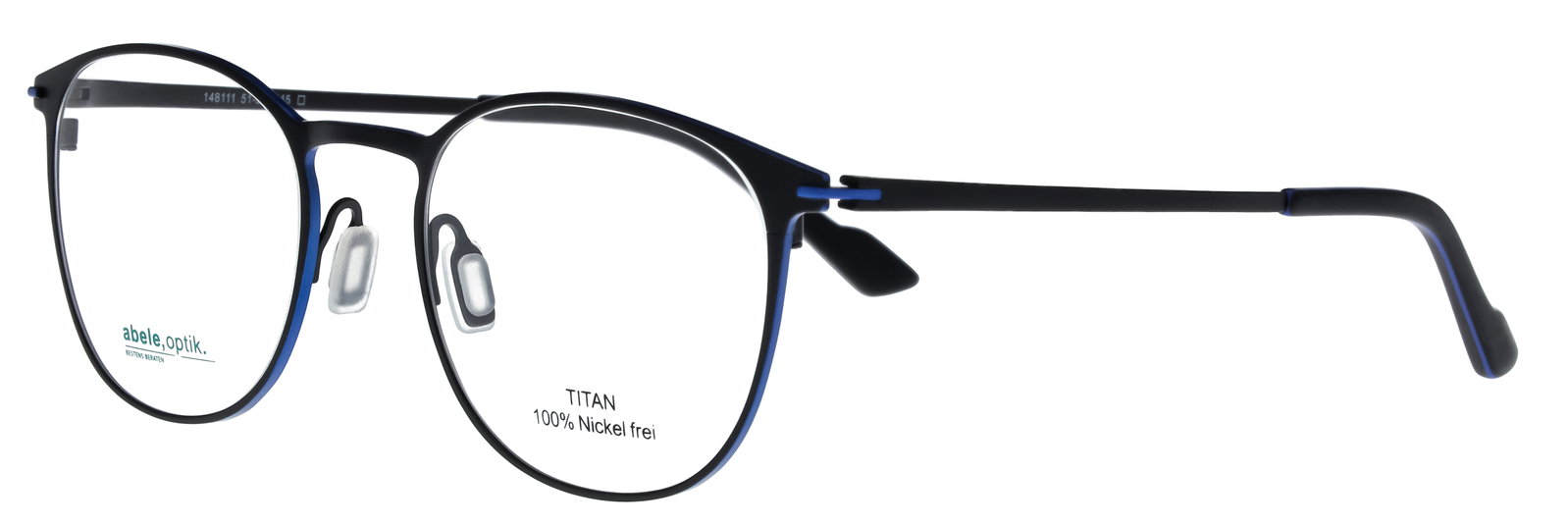 abele optik Brille für Herren in schwarz-blau 148111