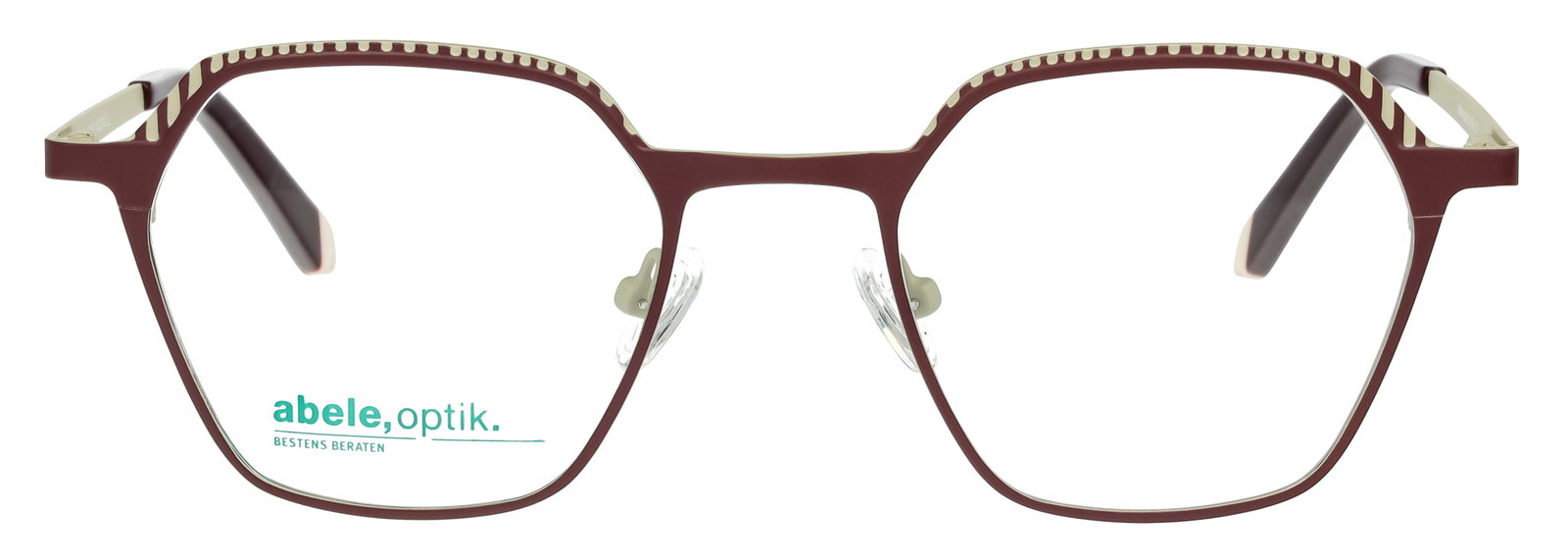 Das Bild zeigt die Abele Optik Fassung 151511 direkt von vorne.