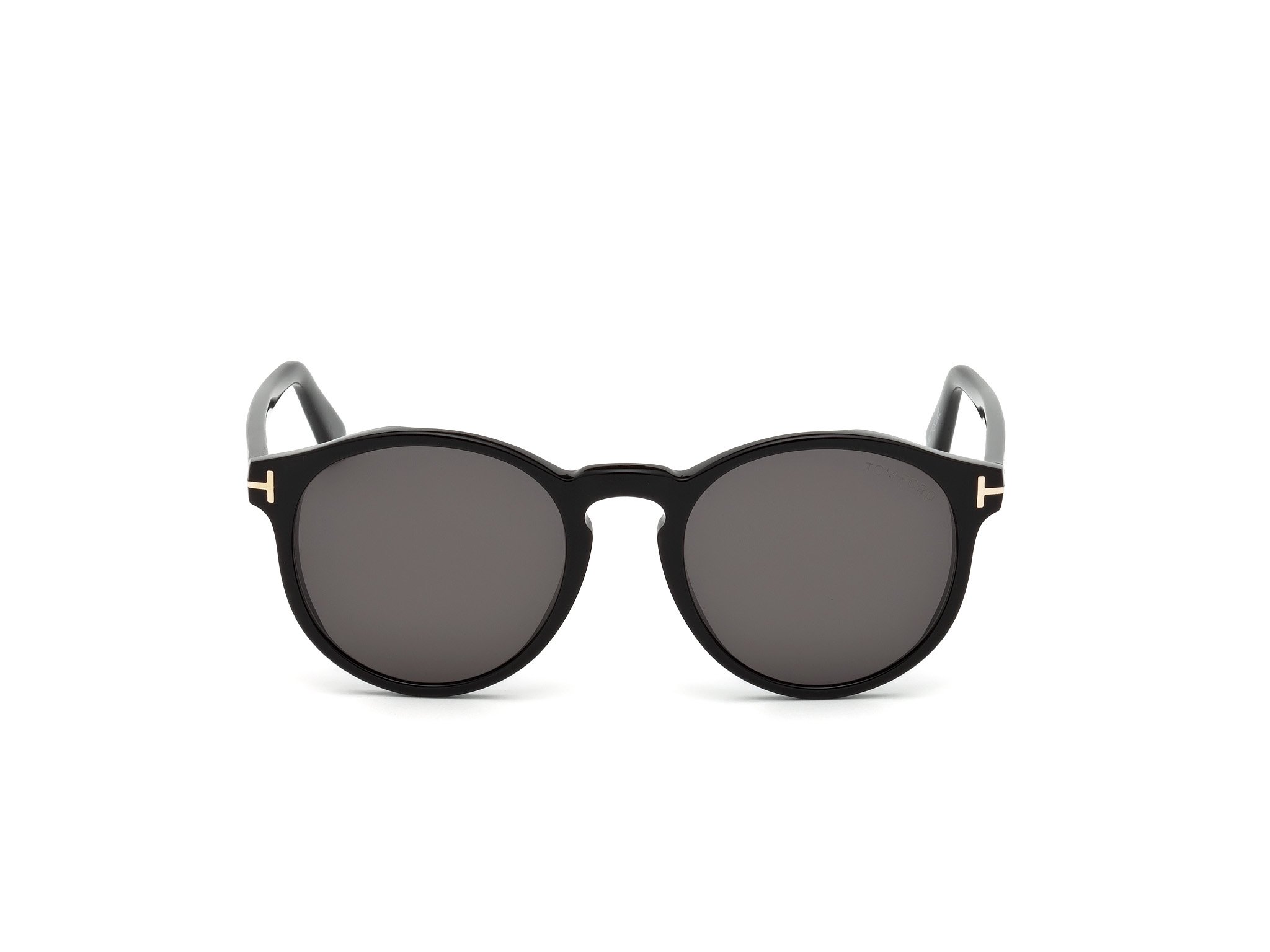Das Bild zeigt die Sonnenbrille IAN FT0591 von der Marke Tom Ford in schwarz frontal