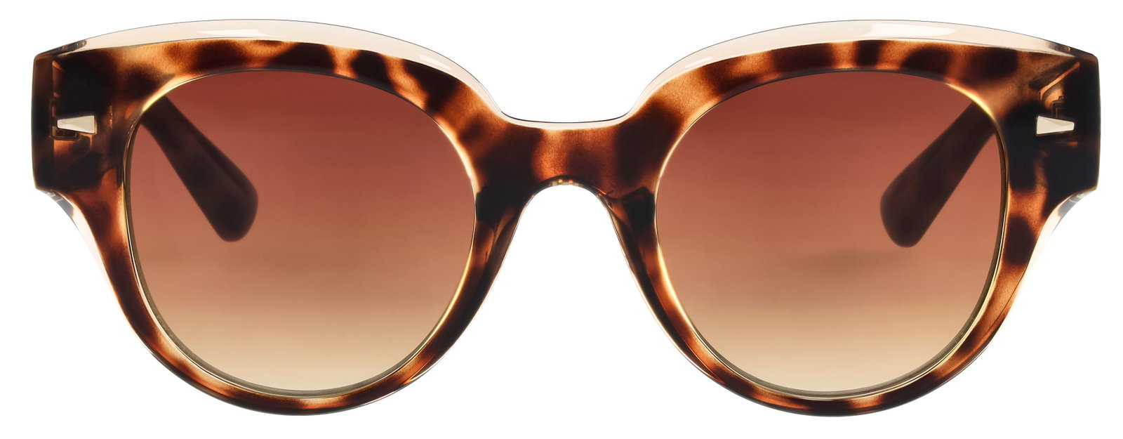 Das Bild zeigt die Sonnenbrille 721611 von der Marke Abele Optik in Braun gefleckt.