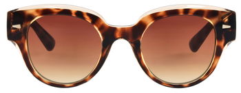 Das Bild zeigt die Sonnenbrille 721611 von der Marke Abele Optik in Braun gefleckt.