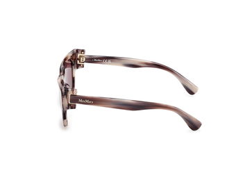 Das Bild zeigt die Sonnenbrille MM0138 von der Marke Max Mara in Horn gemustert.