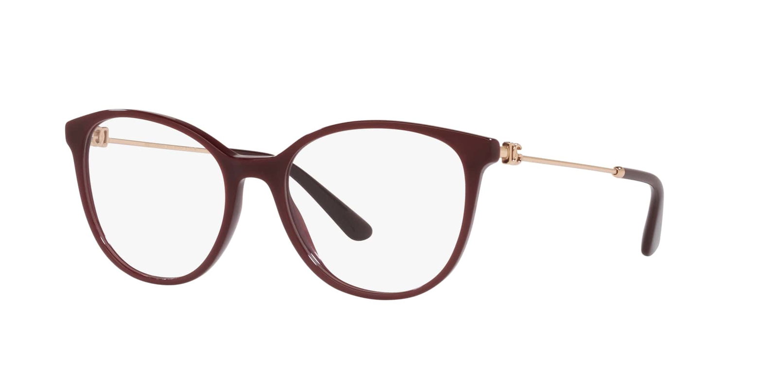 Dolce & Gabbana Brille für Damen DG3363 3091 52 Bordeaux