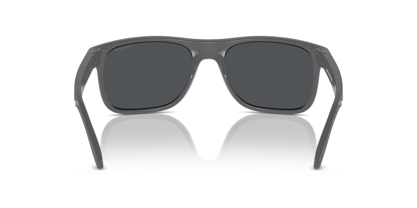 Das Bild zeigt die Sonnenbrille AN4341 287087 von der Marke Arnette in schwarz/grau.