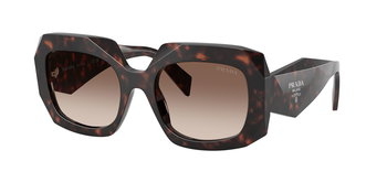 Auf diesem Bild sehen Sie die Sonnenbrille 0PR B23S von Prada in der Farbe Havanna.