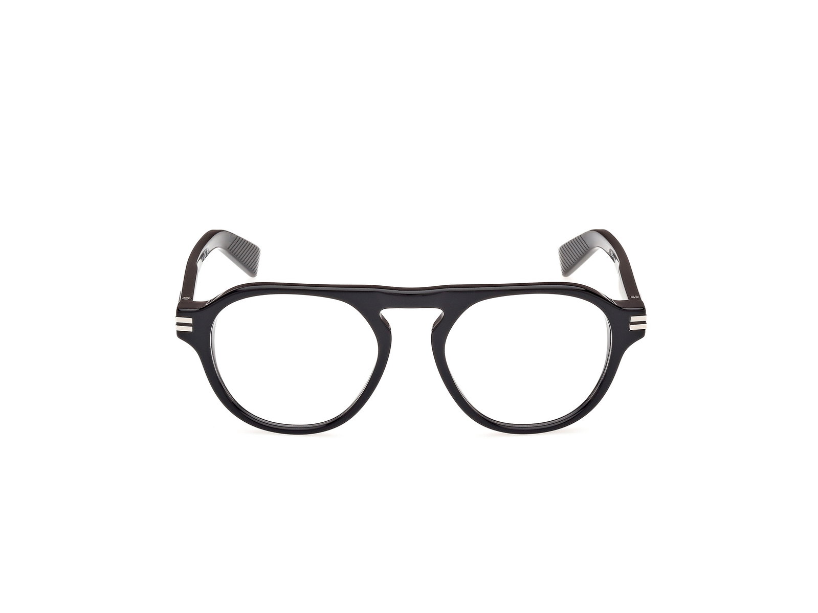 Das Bild zeigt die Korrektionsbrille EZ5281 054 von der Marke Zenga in schwarz glänzend.