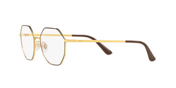 Auf diesem Bild sehen Sie die Korrektionsbrille 4094 von Vogue in der Farbe Schwarz/Gold.