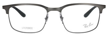 Das Bild zeigt die Korrektionsbrille RX6518 2620 von der Marke Ray Ban in gunmetal.