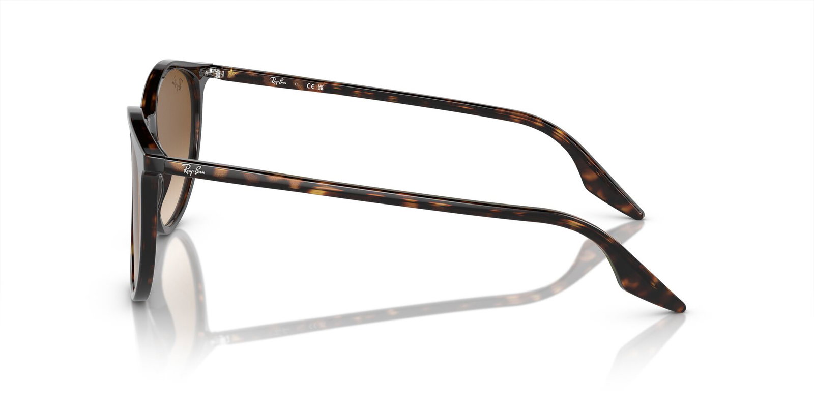 Das Bild zeigt die Sonnenbrille RB2204 902/51 von der Marke Ray-Ban in Havanna.