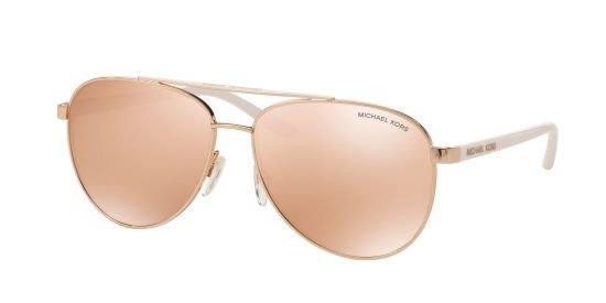 Das Bild zeigt die Sonnenbrille MK5007 1080R1 von der Marke Michael Kors in rose gold / weiß.