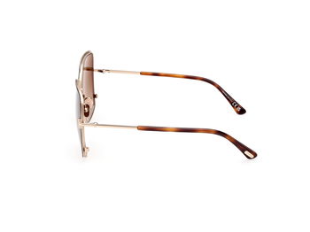 Das Bild zeigt die Sonnenbrille FT1006 48F von der Marke Tom Ford in havana.