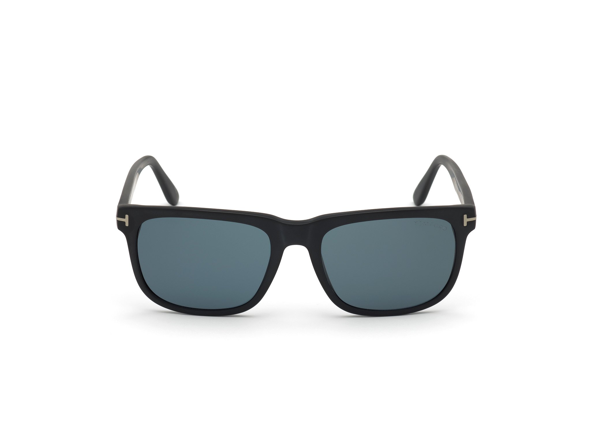 Das Bild zeigt die Sonnenbrille STEPHENSON FT0775 von der Marke Tom Ford in schwarz frontal