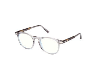 Das Bild zeigt die Korrektionsbrille FT5891-B 020 von der Marke Tom Ford in silber.