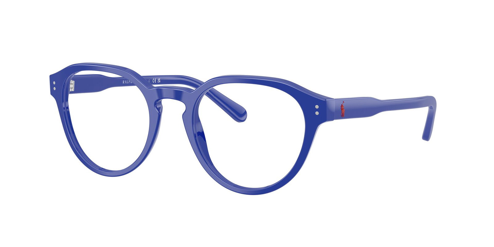 Das Bild zeigt die Korrektionsbrille 2233 von der Marke Polo in Blau.