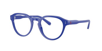 Das Bild zeigt die Korrektionsbrille 2233 von der Marke Polo in Blau.