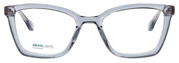Das Bild zeigt die Damenbrille 149111 von der Marke Abele Optik in dunkelgrau/transparent