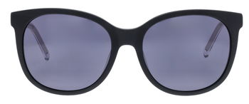 Das Bild zeigt die Sonnenbrille 721381 von der Marke Abele Optik in Mattschwarz/Transparent.