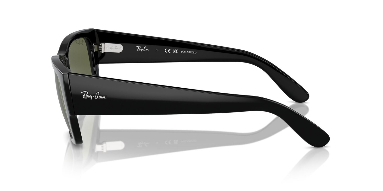 Das Bild zeigt die Sonnenbrille RB0947S 901/58 von der Marke Ray-Ban in Schwarz.