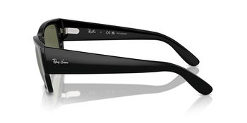 Das Bild zeigt die Sonnenbrille RB0947S 901/58 von der Marke Ray-Ban in Schwarz.