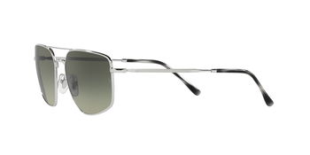 Das Bild zeigt die Sonnenbrille RB3666 003/71 von der Marke RayBan in silber.