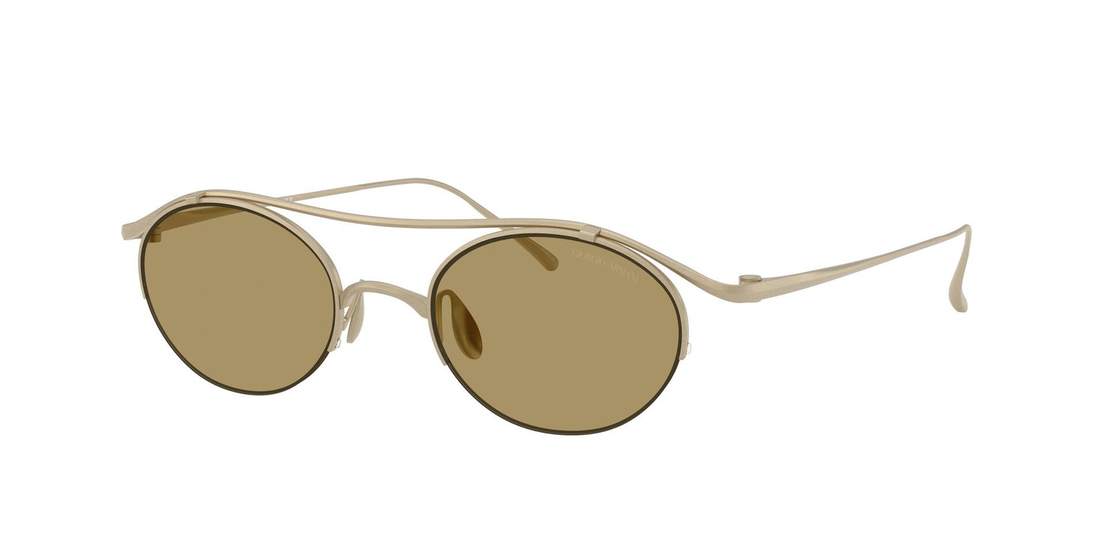 Das Bild zeigt die Giorgio Armani Sonnenbrille AR6172 in Gold