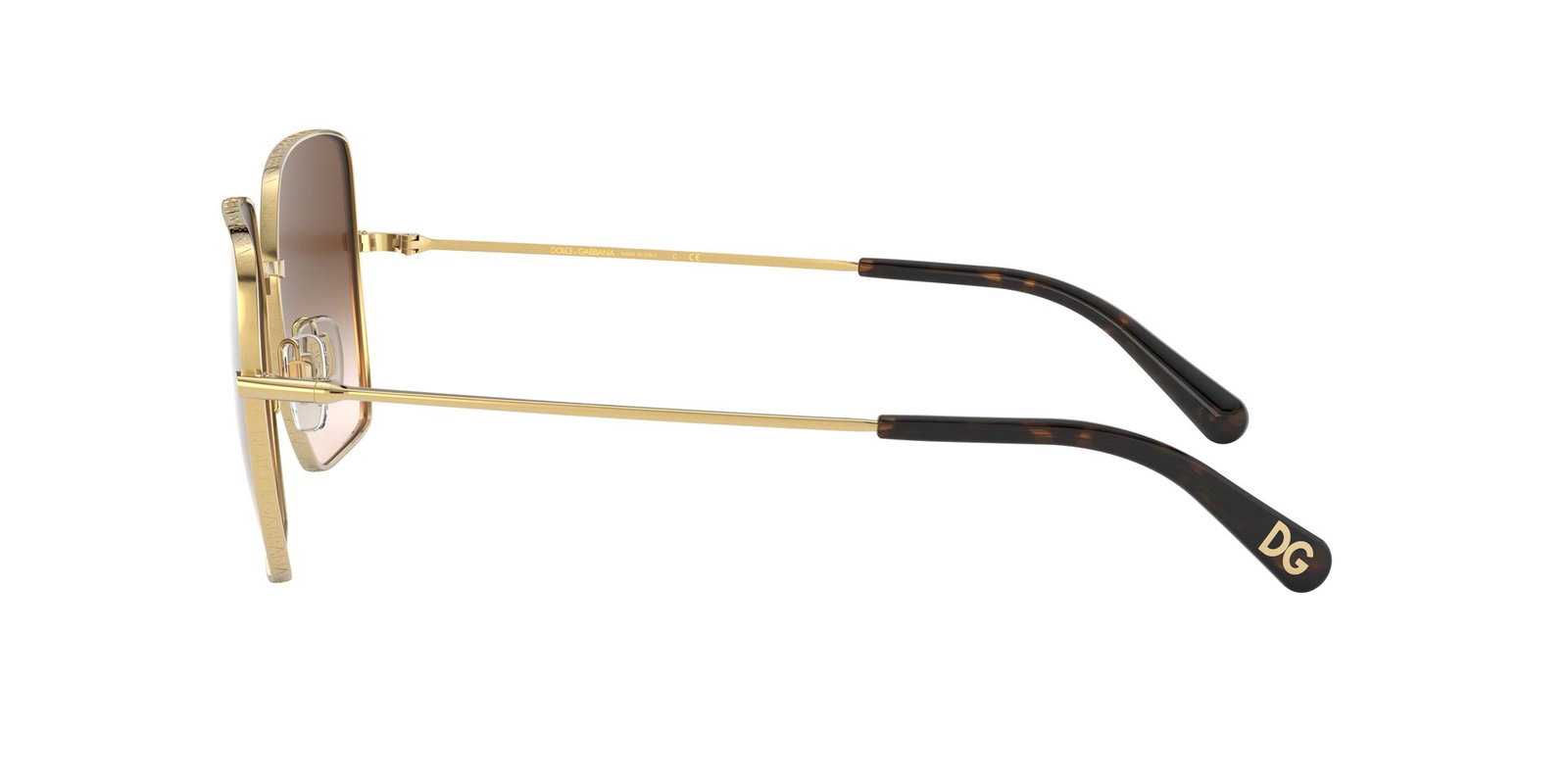 Auf diesem Bild sehen Sie die Sonnenbrille 0DG2242 von Dolce & Gabbana in Gold.