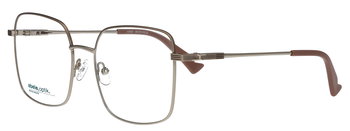 Das Bild zeigt die Korrektionsbrille 147921 von der Marke Abele Optik in weißgold.