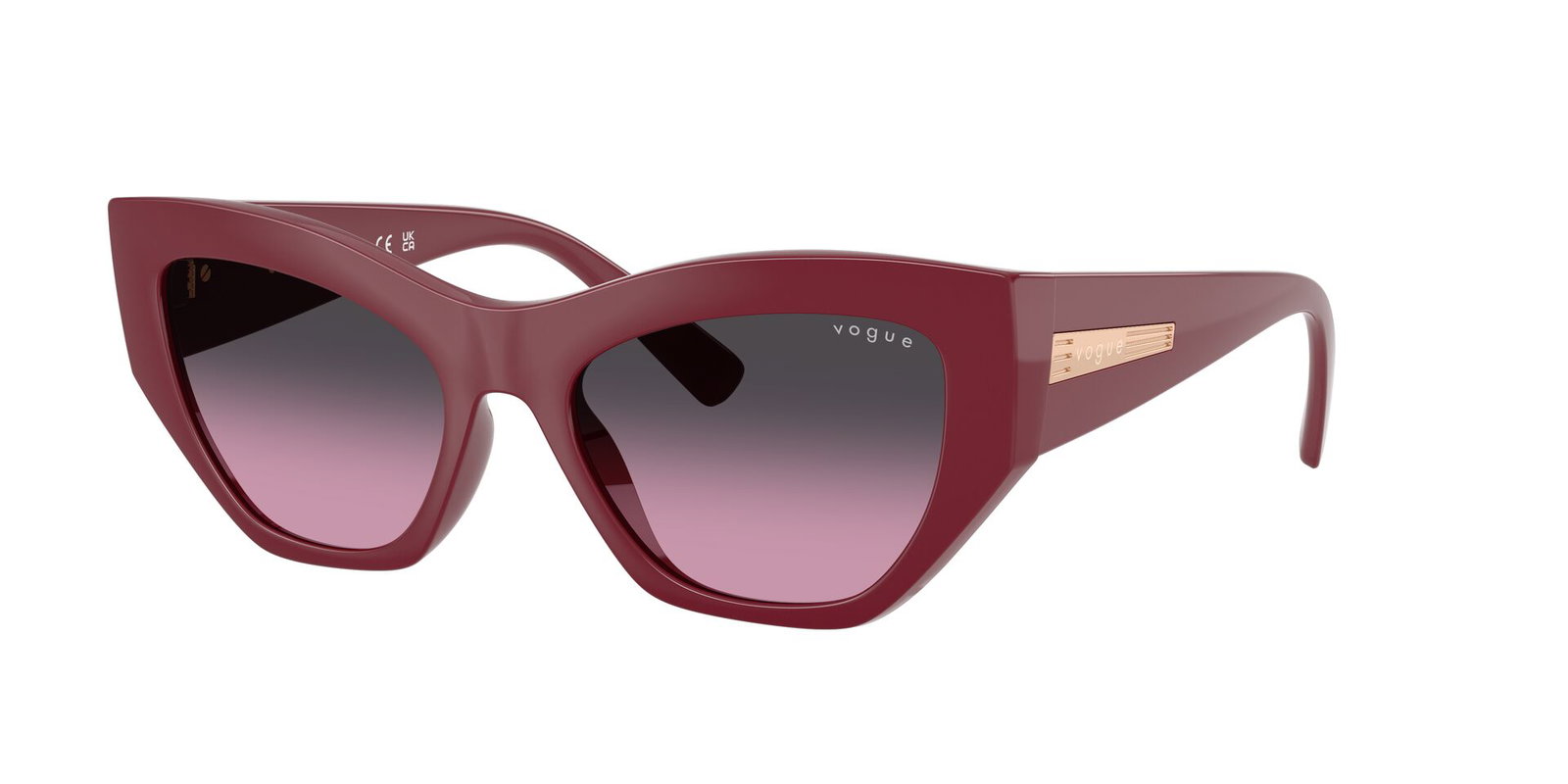 Das Bild zeigt die Sonnenbrille VO5607S 287525 von der Marke Ray-Ban in Full cherry.