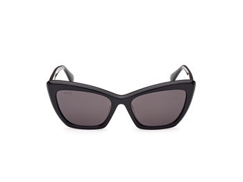 Das Bild zeigt die Sonnenbrille MM0063 01A von der Marke Max Mara in Schwarz.