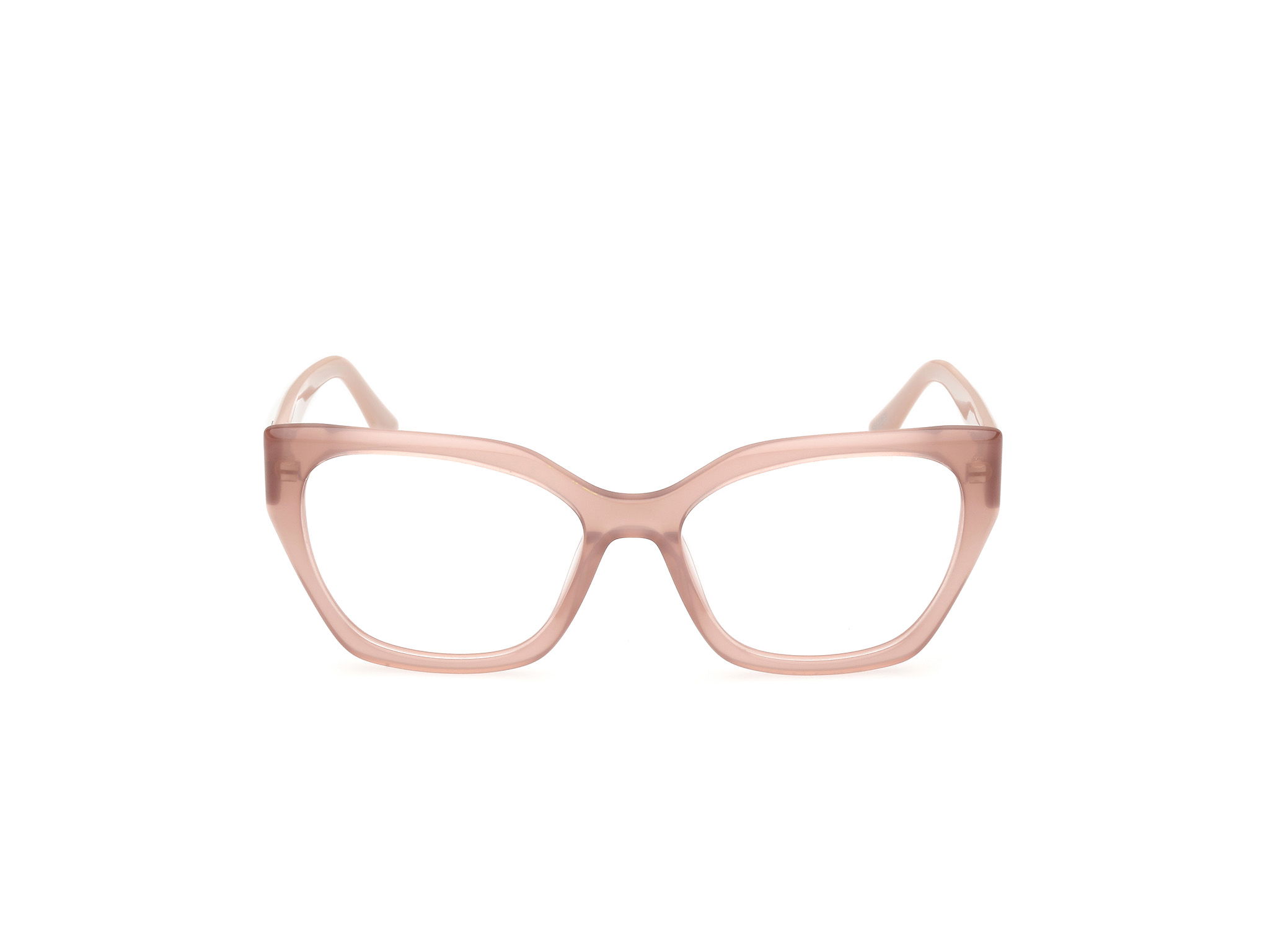 Das Bild zeigt die Korrektionsbrille GU50112 057 von der Marke Guess in Beige