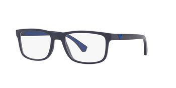 Das Bild zeigt die Korrektionsbrille EA3147 5754 von der Marke Emporio Armani in Blau.