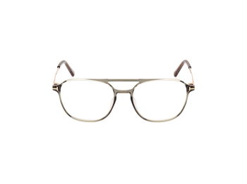 Das Bild zeigt die Korrektionsbrille FT5874-B 093 von der Marke Tom Ford in hellgrün/rose gold.