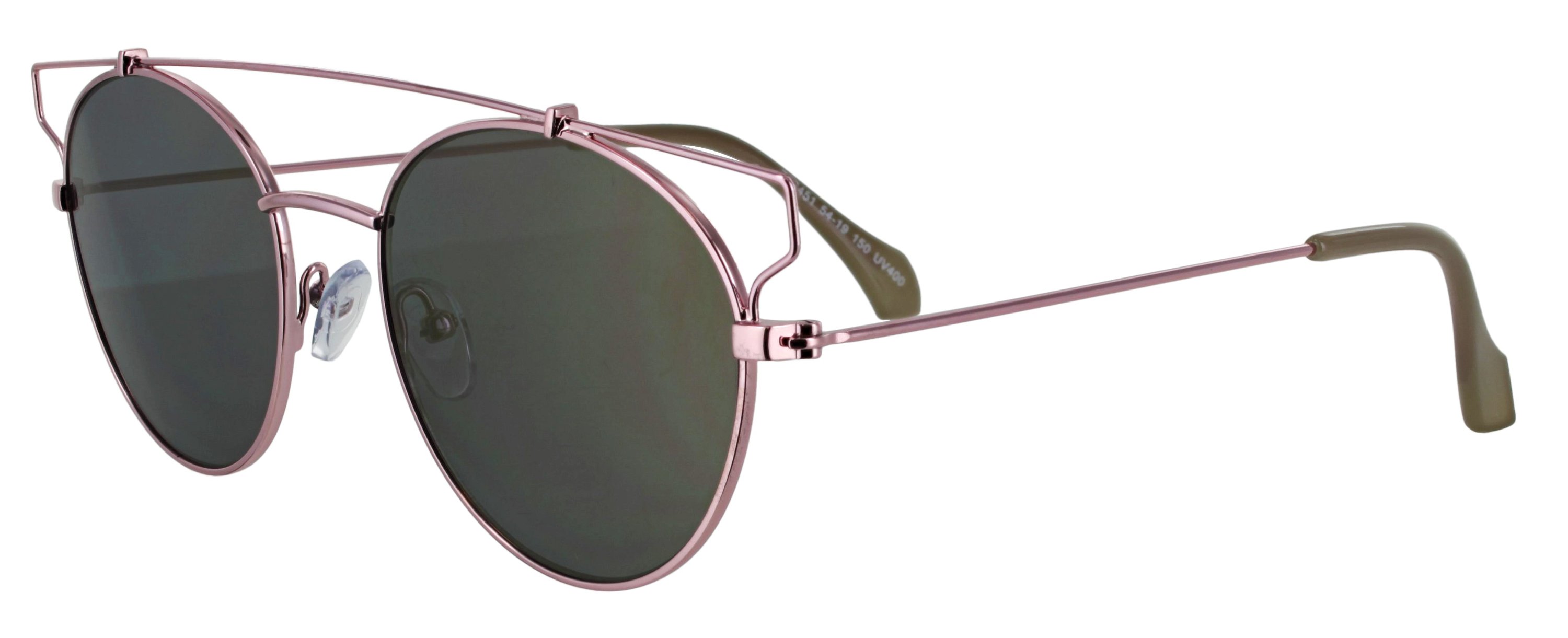 Das Bild zeigt die Sonnenbrille 717451 von der Marke Abele Optik in pink.