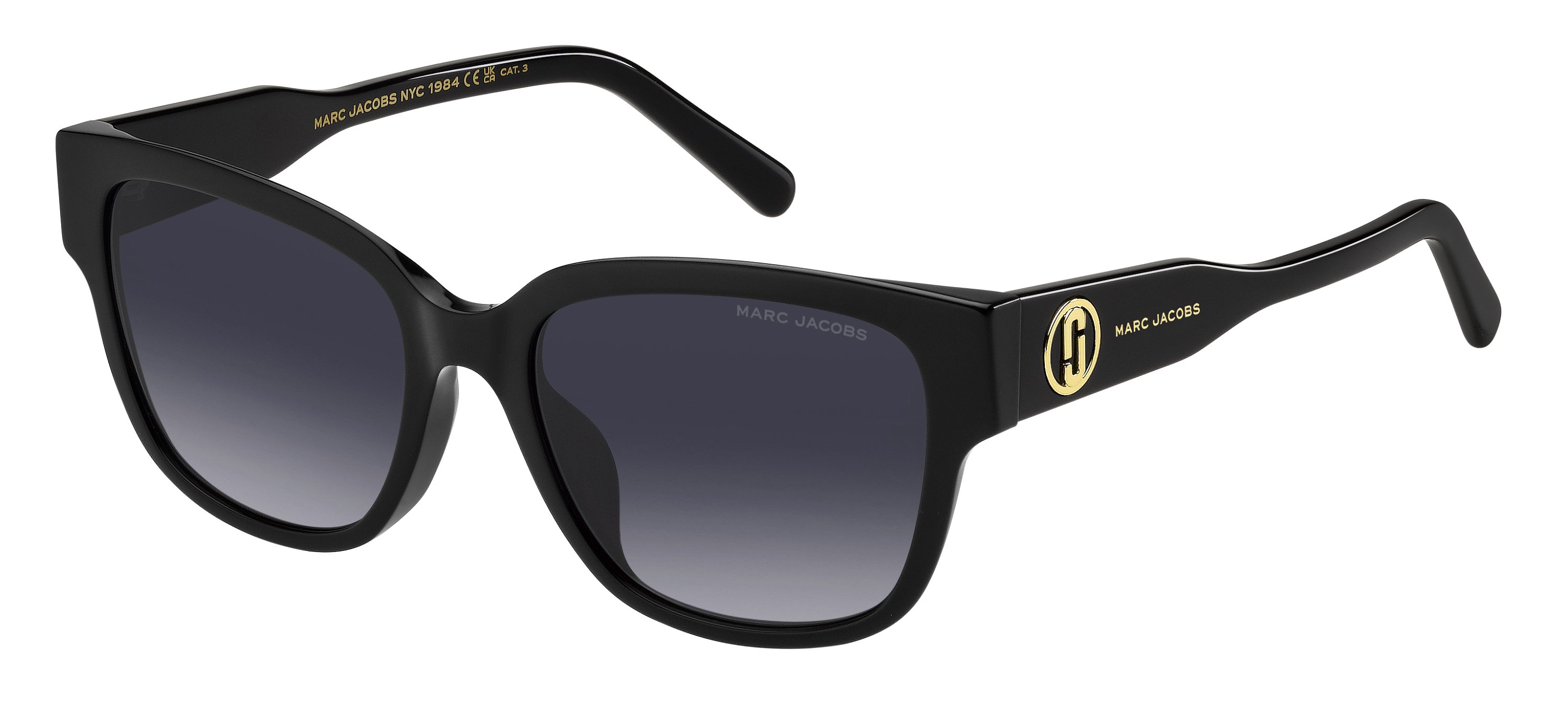 Das Bild zeigt die Sonnenbrille marc_734_F_S_807von Marc Jacobs in black.