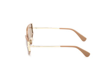 Das Bild zeigt die Sonnenbrille MM0141 von der Marke Max Mara in Blassgold.