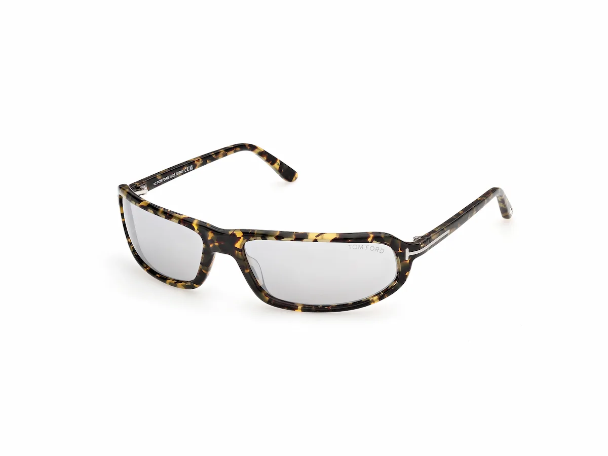  Tom Ford Sonnenbrille Addison-02 in bunt havanna FT1400 55C 64