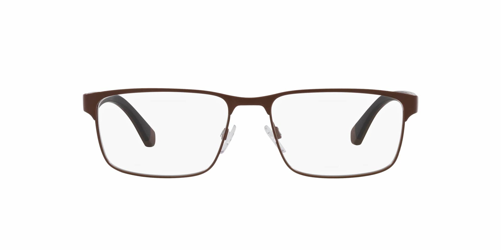 Das Bild zeigt die Korrektionsbrille EA1105 3020 von der Marke Emporio Armani in Braun.