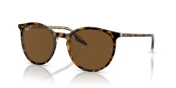 Das Bild zeigt die Sonnenbrille RB2204 139357 von der Marke Ray-Ban in Havanna transparent.